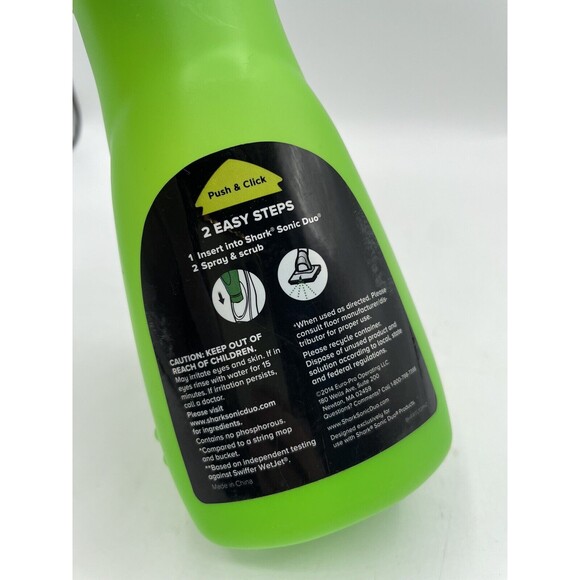 Shark Sonic Duo Cleaner Solution Bottle Empty Reusable 12 oz Small Bs251 - Picture 6 of 12